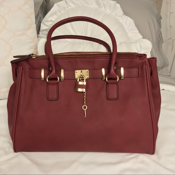 ALDO Handbag/Shoulder bag - Burgundy/Maroon/Red Wine colored ALDO Purse - Picture 1 of 7